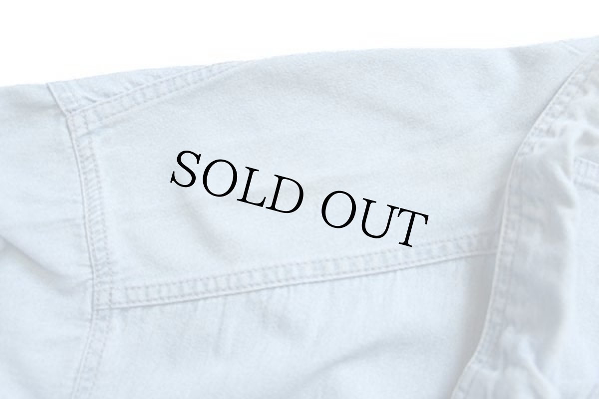 画像5: 90s Levi'sリーバイス デニムシャツ アイスブルー XL (5)