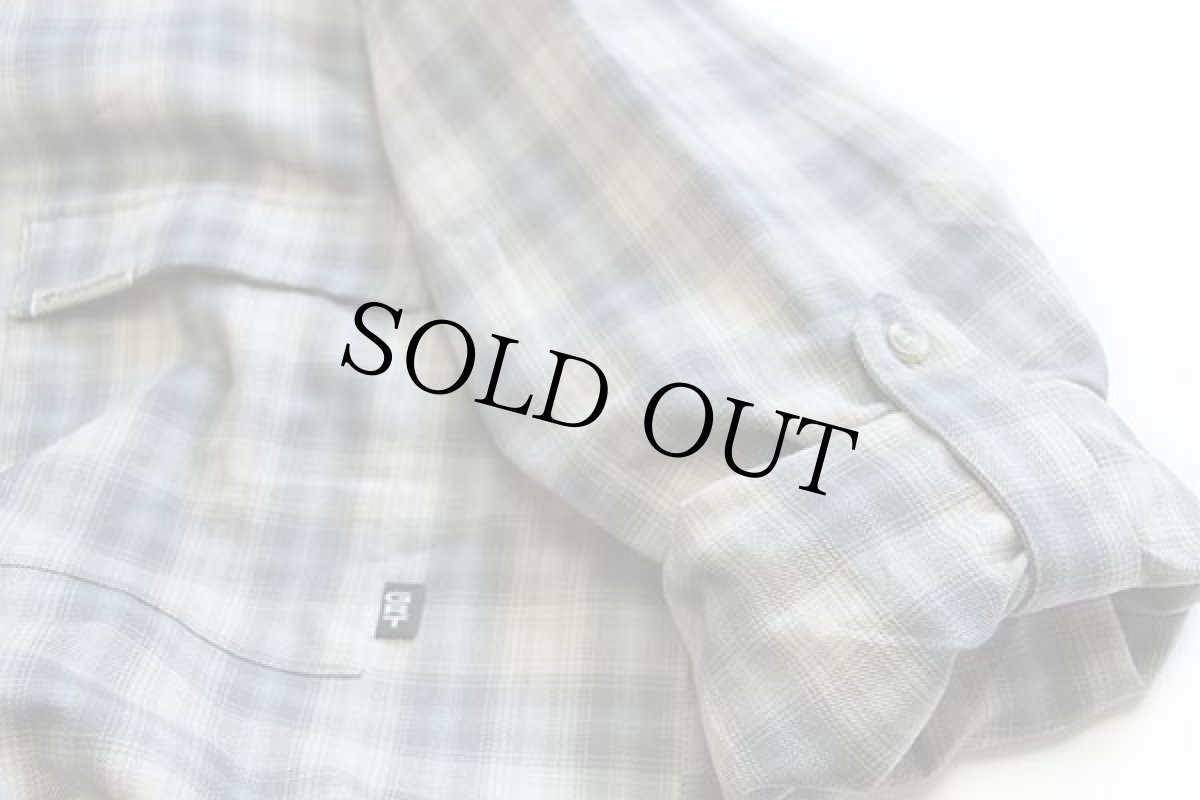 画像5: 00s Columbiaコロンビア GRT オンブレチェック ポリエステルシャツ (5)