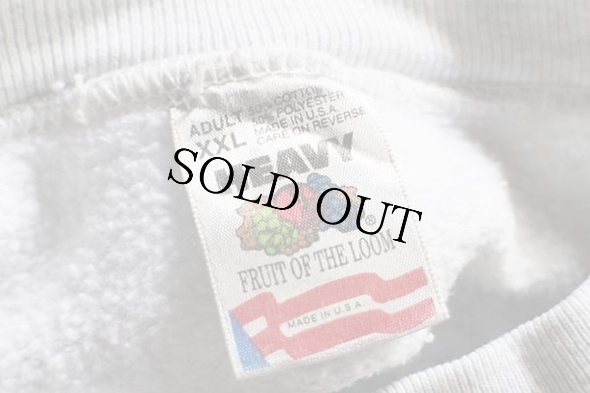 画像4: 90s USA製 KENNEDY SPACE CENTER NASA ロゴ スウェット 杢ライトグレー XXL (4)