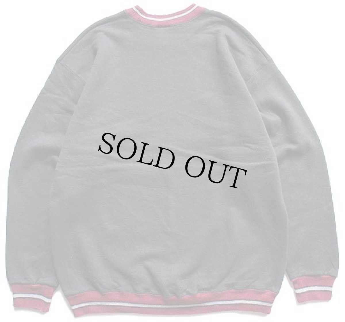 画像2: 90s USA製 Wilsonウィルソン ワンポイント リブライン スウェット 黒 L (2)