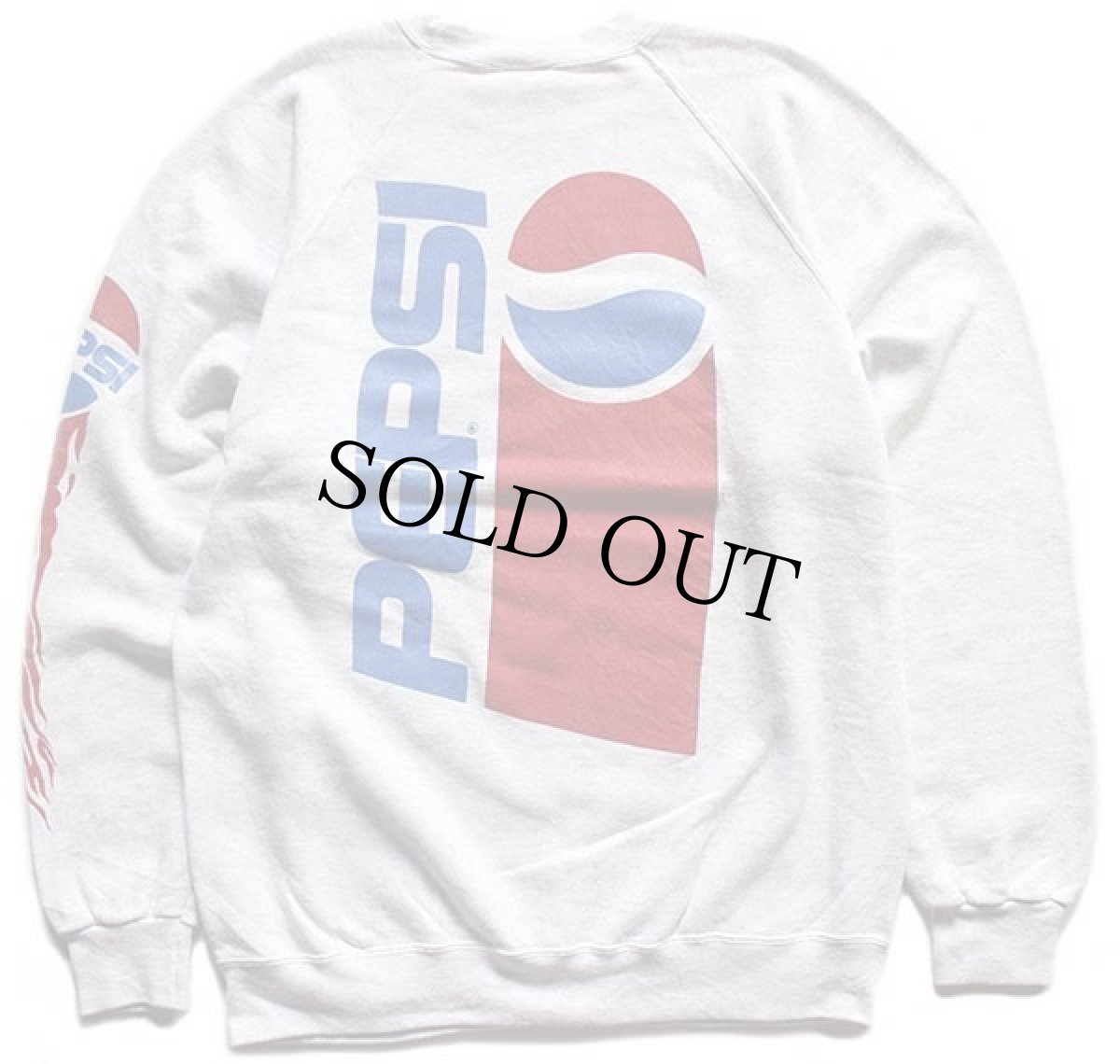 画像2: 90s USA製 GOTTA HAVE IT PEPSI ペプシ コーラ ビッグロゴ 両面プリント スウェット 杢ライトグレー L (2)