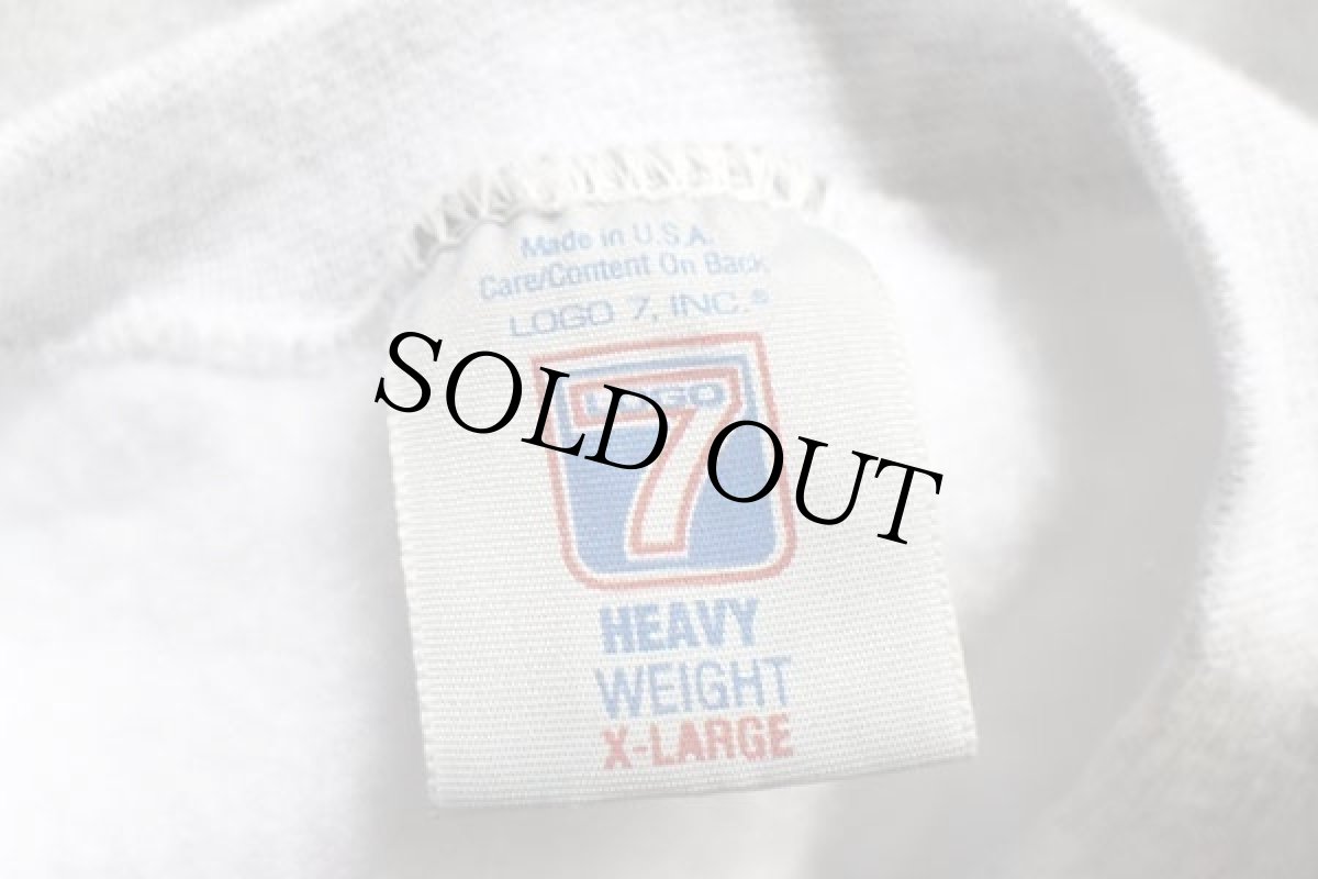 画像5: 90s USA製 LOGO7 NFL SUPER BOWL STEELERS vs COWBOYS アメフト スウェット 杢ライトグレー XL (5)