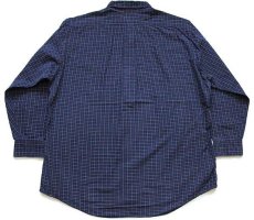 画像2: 80s USA製 L.L.Bean チェック ボタンダウン オックスフォード コットンシャツ 17.5 (2)