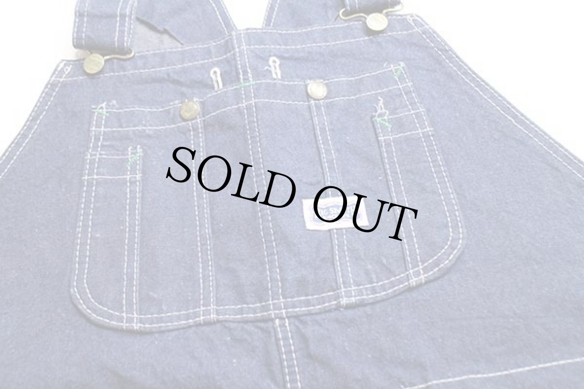 画像5: 80s USA製 BIG SMITHビッグスミス デニム オーバーオール w46 L34★特大 (5)