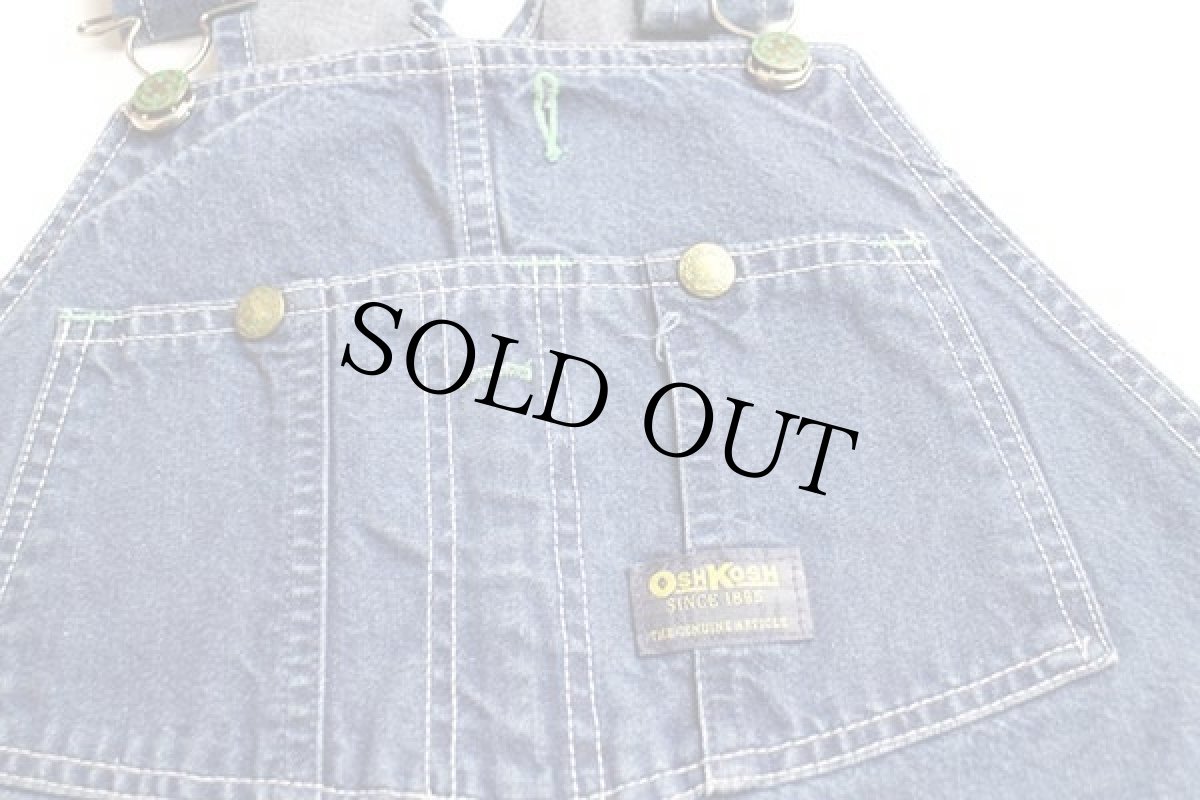 画像5: 90s USA製 OSHKOSH B'GOSH デニム オーバーオール w34 L30 (5)