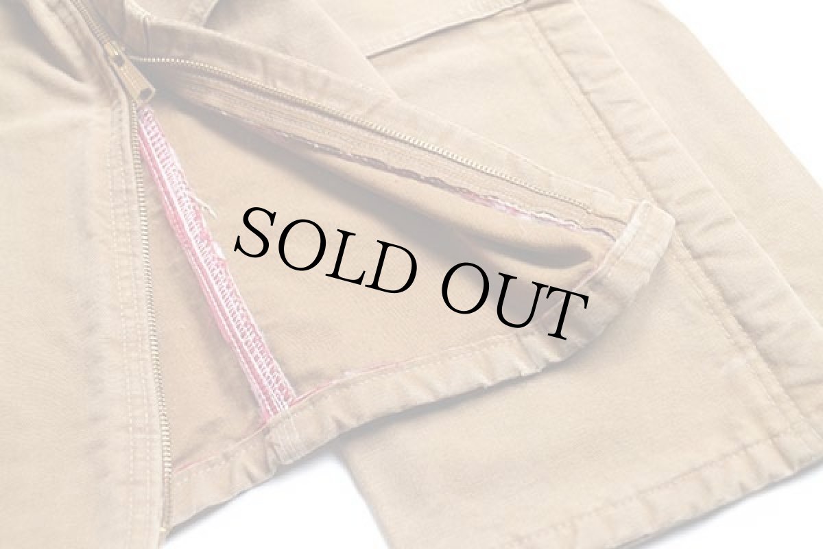 画像7: USA製 carharttカーハート ダック地 ダブルニー オーバーオール 茶 w34 L30 (7)