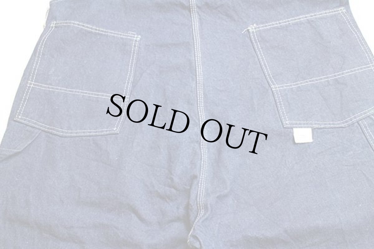 画像6: 80s USA製 BIG SMITHビッグスミス デニム オーバーオール w46 L34★特大 (6)