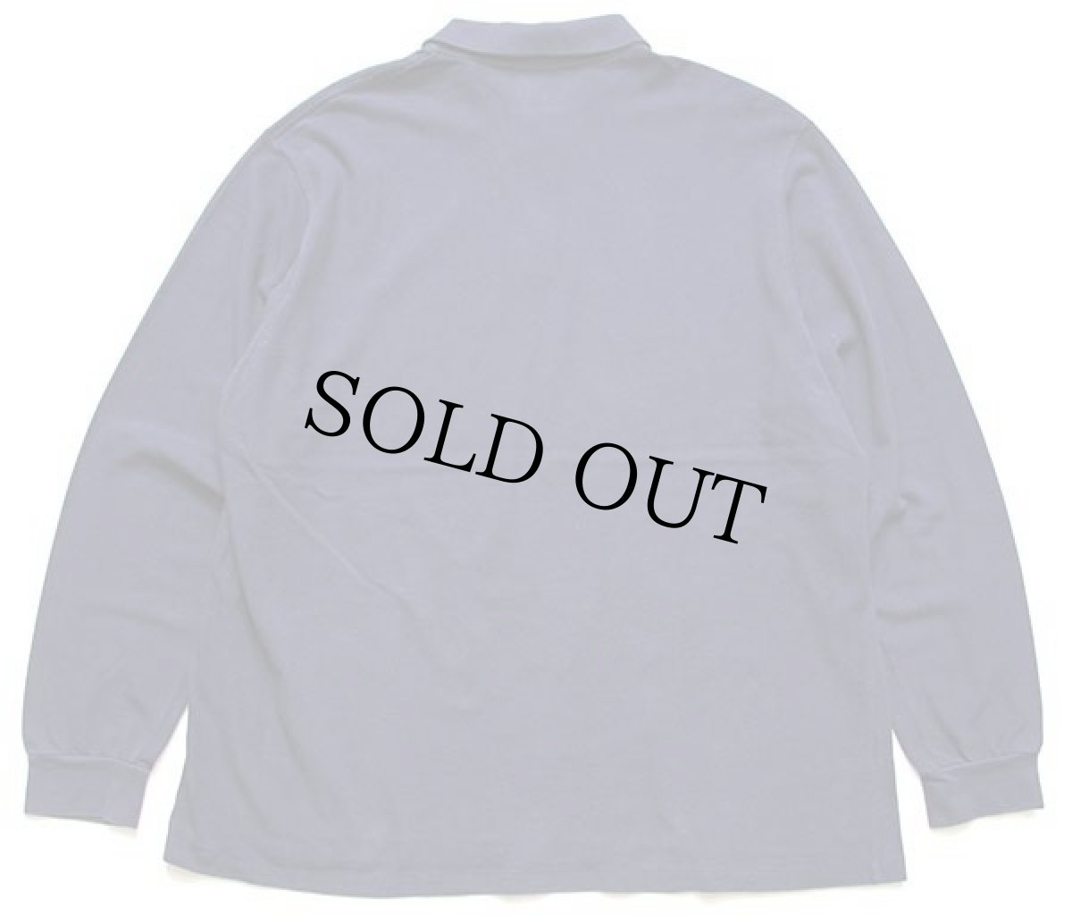 画像2: 90s LACOSTEラコステ ワンポイント コットン 鹿の子 長袖ポロシャツ 紺 7 (2)