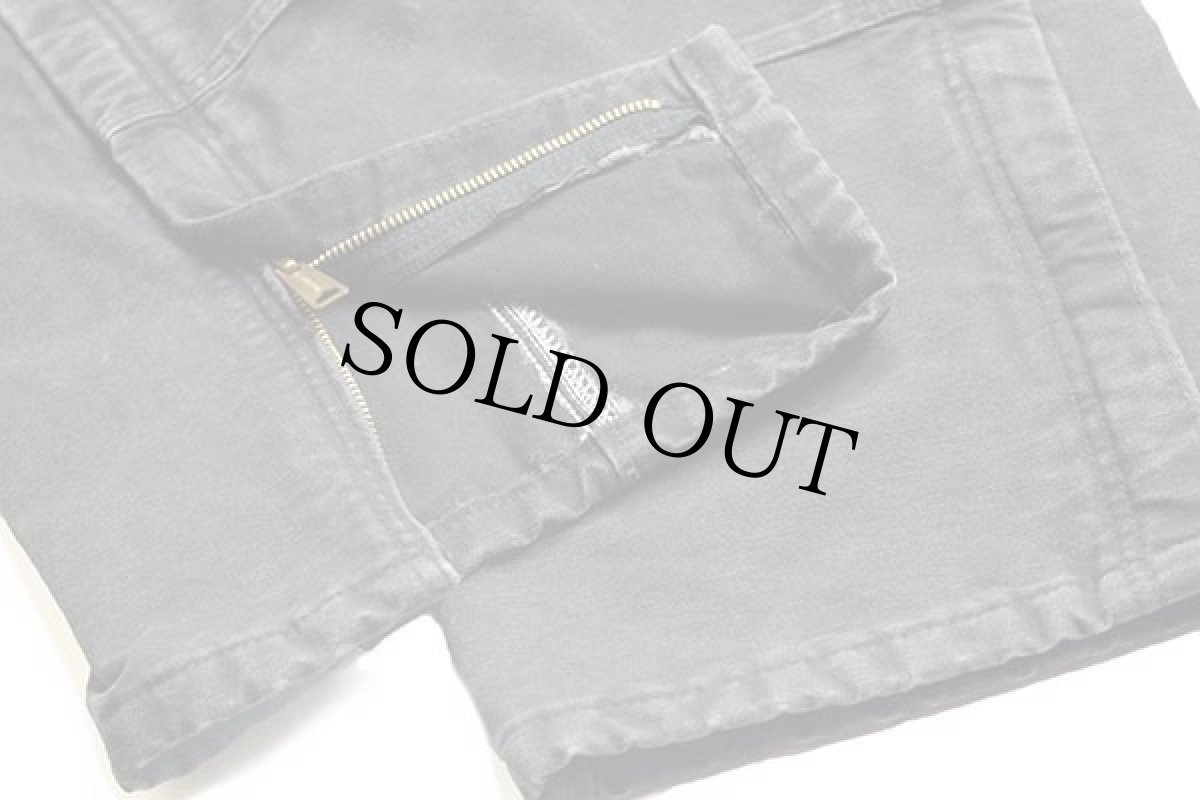 画像8: メキシコ製 carharttカーハート ダック地 ダブルニー オーバーオール ボロ 黒 w38 L32 (8)