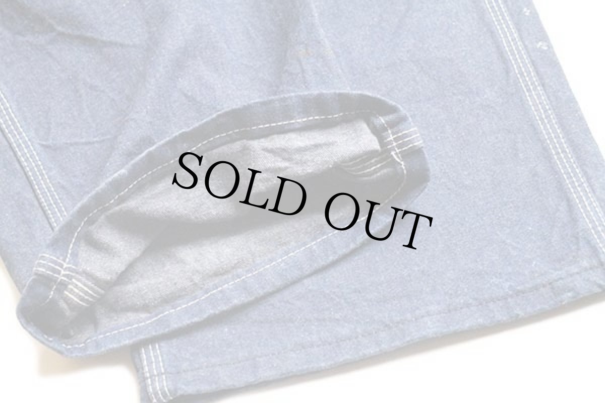 画像9: 80s USA製 BIG SMITHビッグスミス デニム オーバーオール w46 L34★特大 (9)