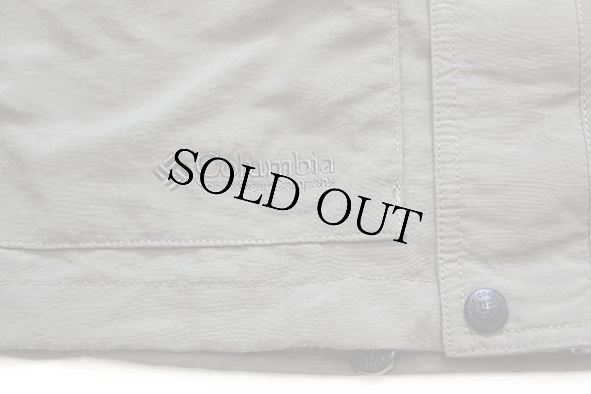 画像5: 00s Columbiaコロンビア GRT ナイロン フィッシングベスト グリーングレー L (5)