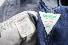 画像4: 90s USA製 OSHKOSH B'GOSH デニム オーバーオール w34 L30 (4)