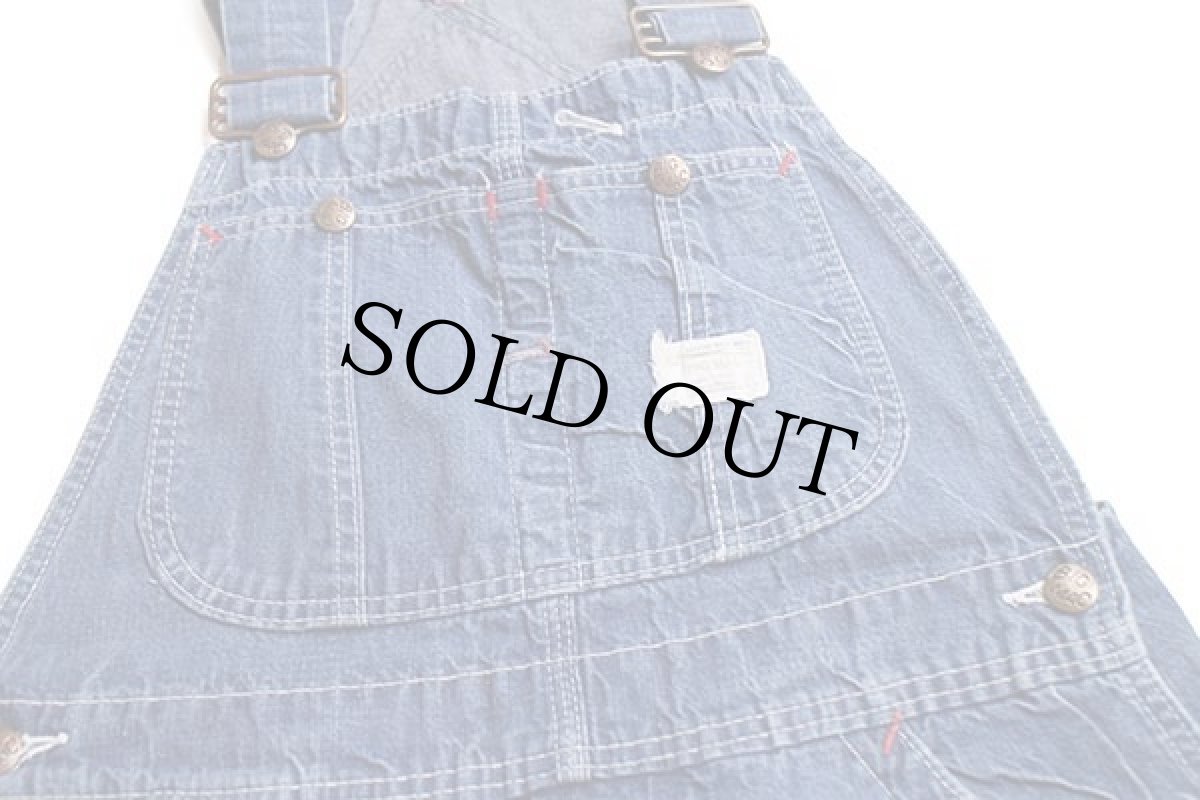 画像5: 70s USA製 JCPenney BIGMACビッグマック インディゴ デニム オーバーオール w32 (5)