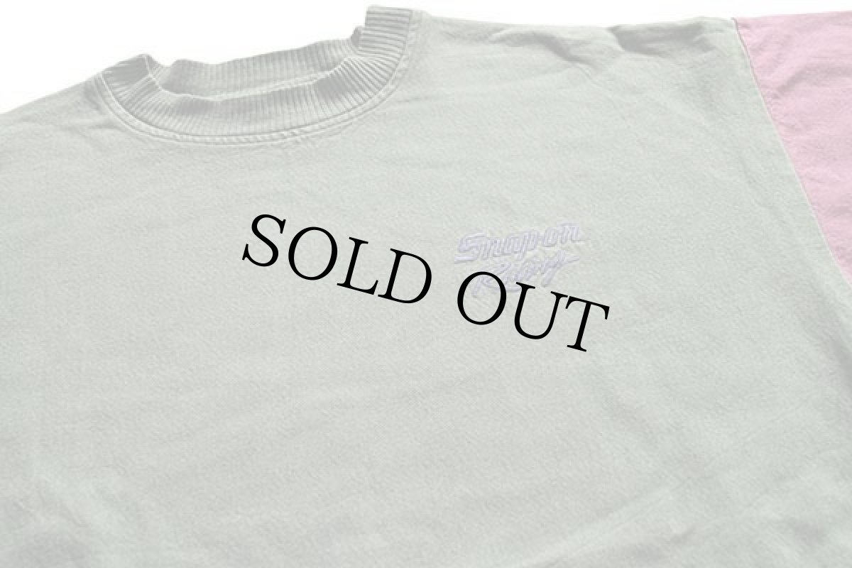 画像3: 90s USA製 Snap-on Racing スナップオン 刺繍 クレイジー マルチカラー コットン スウェット 2 (3)