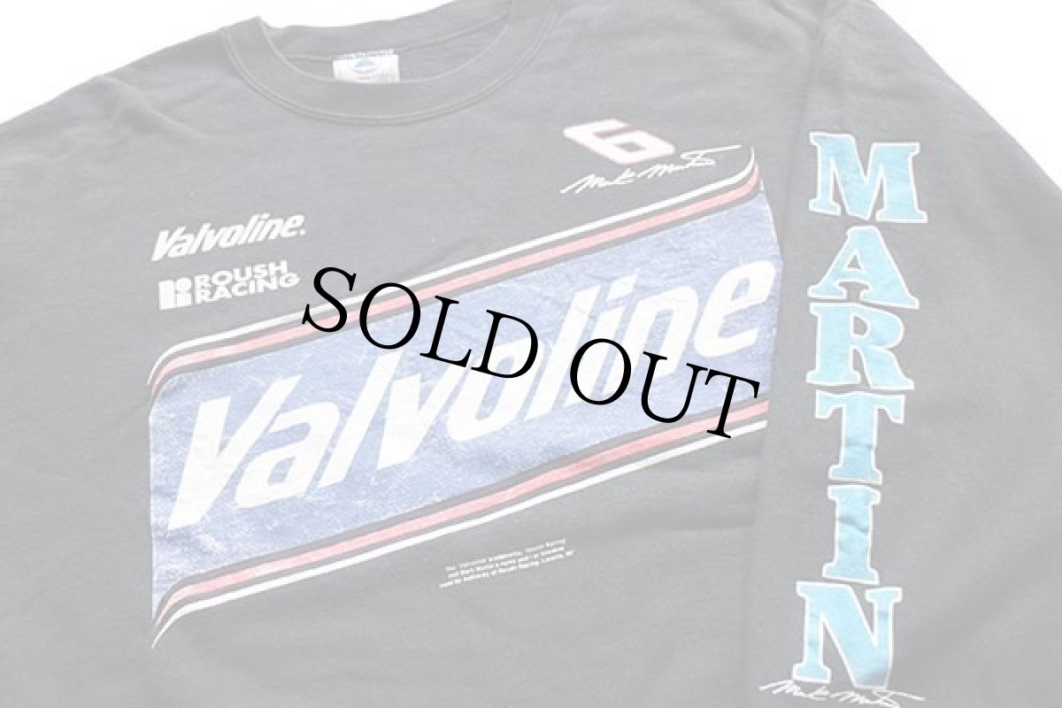 画像3: 90s USA製 Valvoline NASCAR ROUSH RACING Mark Martin スウェット 黒 XL (3)
