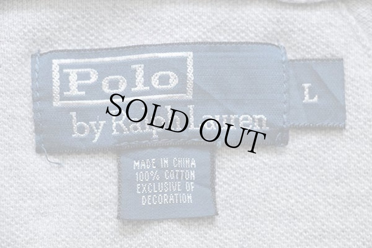 画像4: ポロ ラルフローレン ワンポイント コットン 鹿の子 カーディガン グレー L (4)