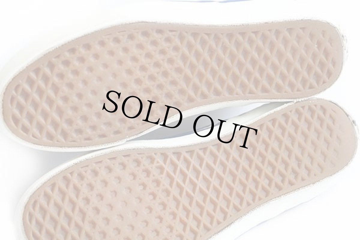 画像4: 80s VANSバンズ ツートン 切り替え スリッポン 紺×アイスブルー★スニーカー (4)