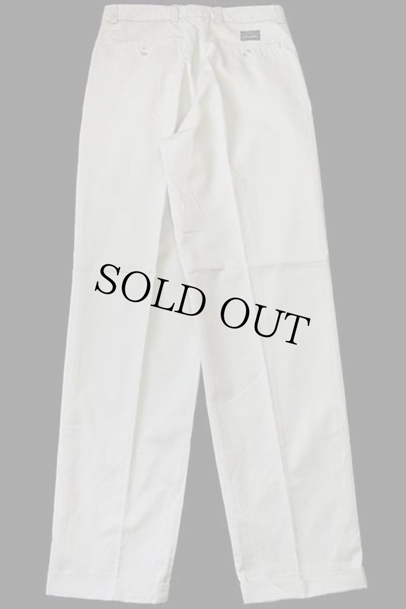 画像3: デッドストック★80s LEVI'Sリーバイス ツータック コットン チノパン ライトベージュ W32 L32★I ユーロ (3)