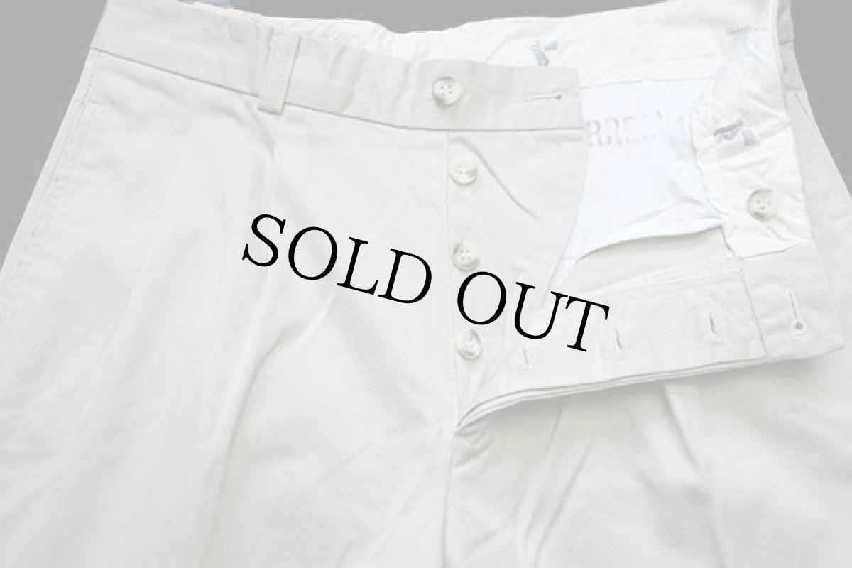 画像4: デッドストック★80s LEVI'Sリーバイス ツータック コットン チノパン ライトベージュ w32 L32★E ユーロ (4)