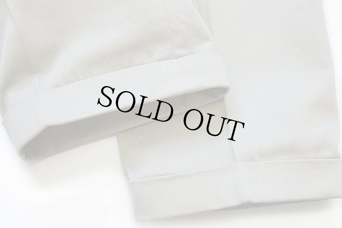 画像8: デッドストック★80s ポルトガル製 LEVI'Sリーバイス ツータック コットン チノパン グレーベージュ w32 L32★B (8)