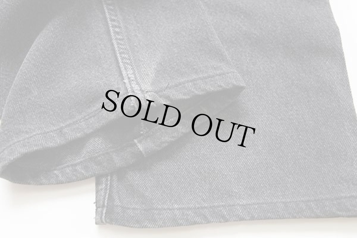 画像8: 90s USA製 Levi'sリーバイス 505 ブラック デニムパンツ w38★58 (8)