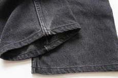 画像8: 90s USA製 Levi'sリーバイス 505 ブラック デニムパンツ w38★58 (8)