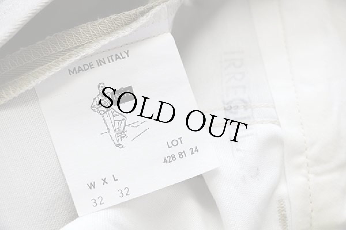 画像6: デッドストック★80s イタリア製 LEVI'Sリーバイス ツータック コットン チノパン ベージュ w32 L32★C ユーロ (6)