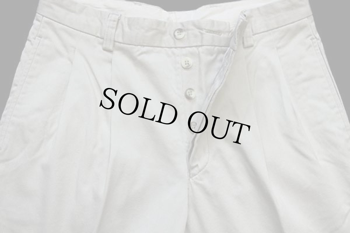 画像4: デッドストック★80s LEVI'Sリーバイス ツータック コットン チノパン ライトベージュ w32 L32★H ユーロ (4)