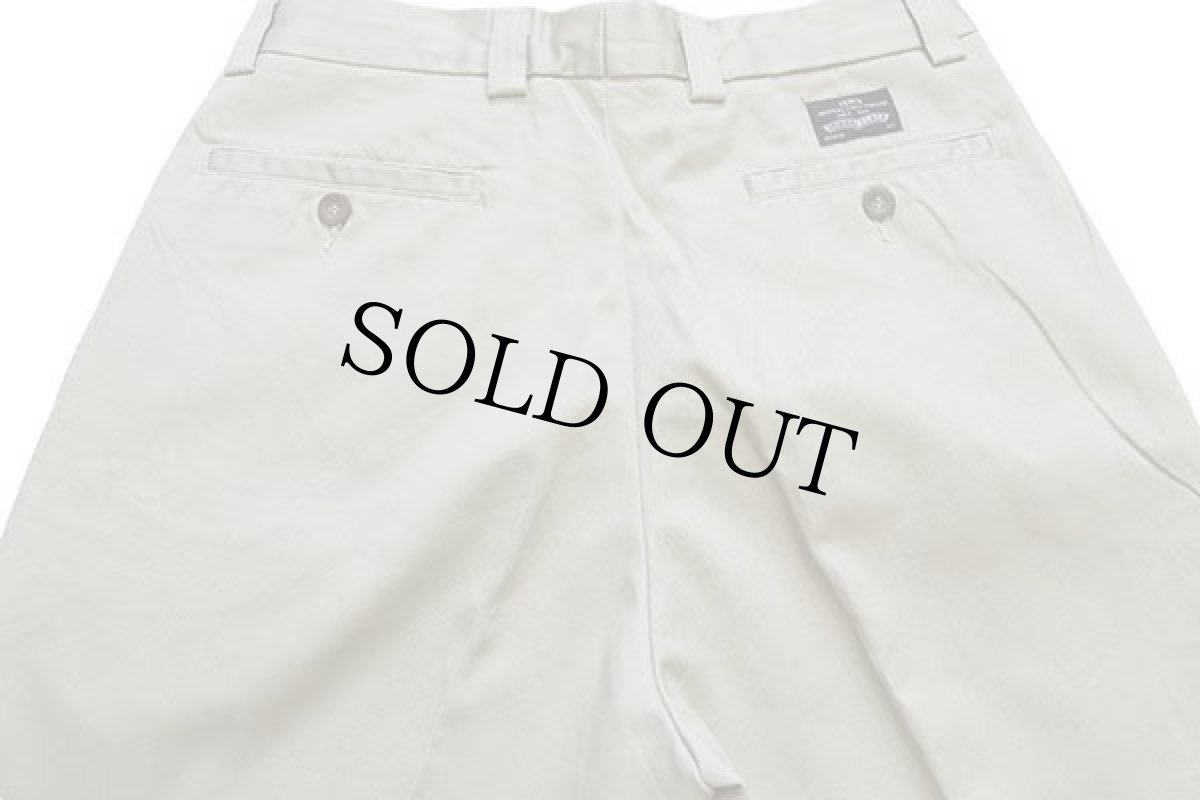 画像5: デッドストック★80s イタリア製 LEVI'Sリーバイス ツータック コットン チノパン ベージュ w32 L32★D ユーロ (5)
