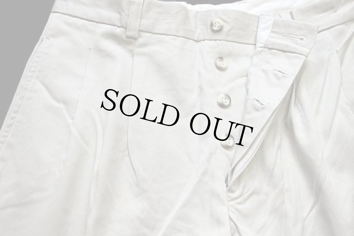 画像4: デッドストック★80s LEVI'Sリーバイス ツータック コットン チノパン ライトベージュ W32 L32★I ユーロ (4)