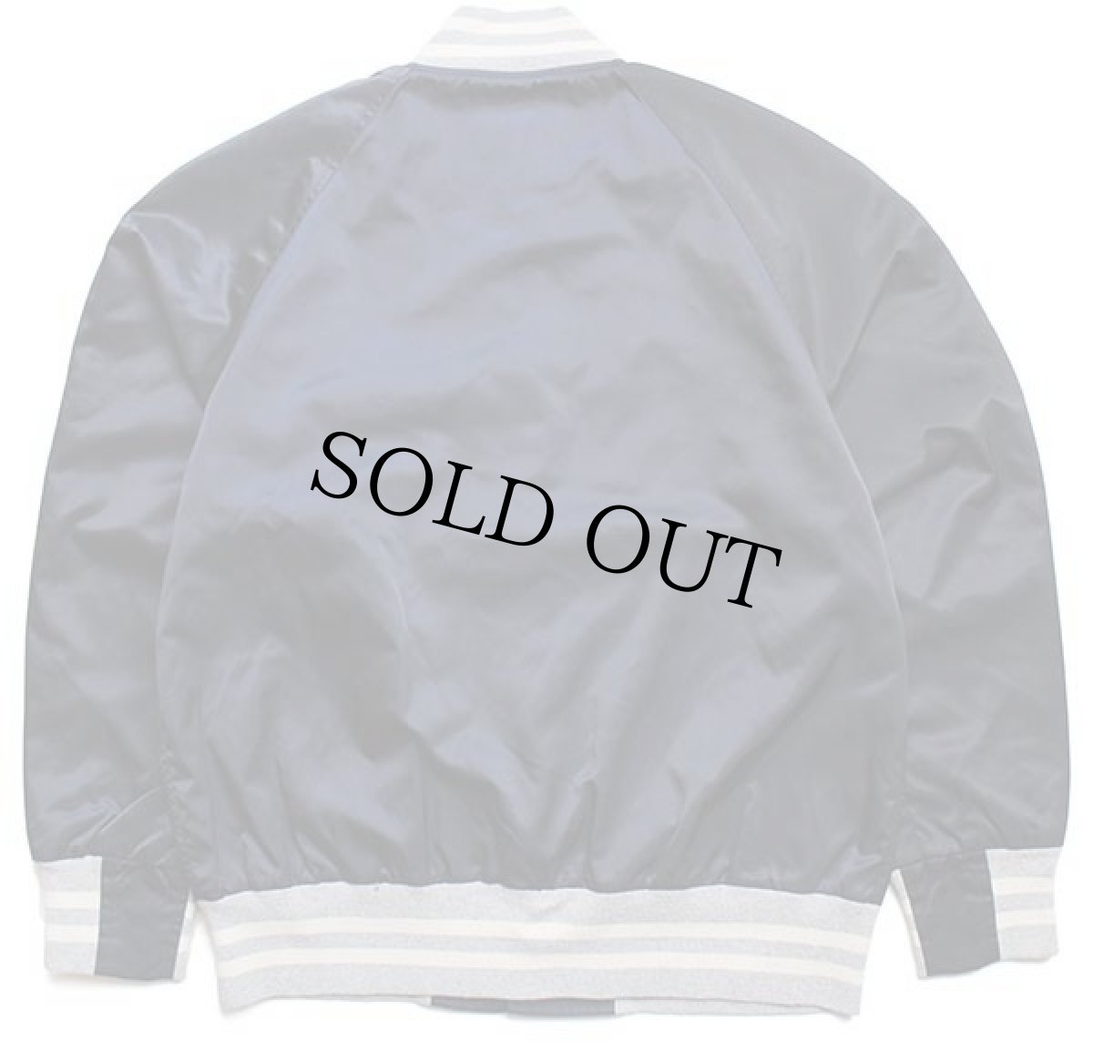 画像2: USA製 Golden Bear for TODD SNYDER リブライン ナイロンスタジャン 紺 L (2)