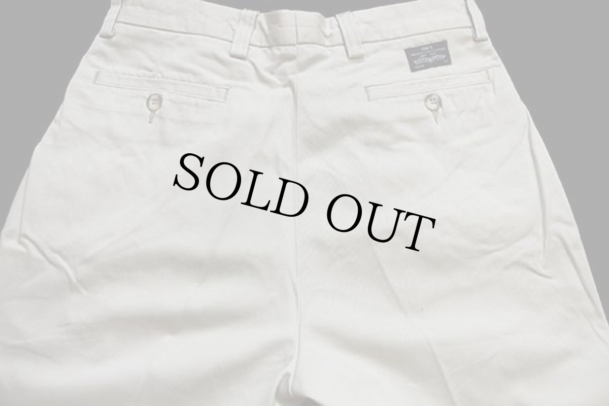 画像5: デッドストック★80s LEVI'Sリーバイス ツータック コットン チノパン ライトベージュ w32 L32★J ユーロ (5)