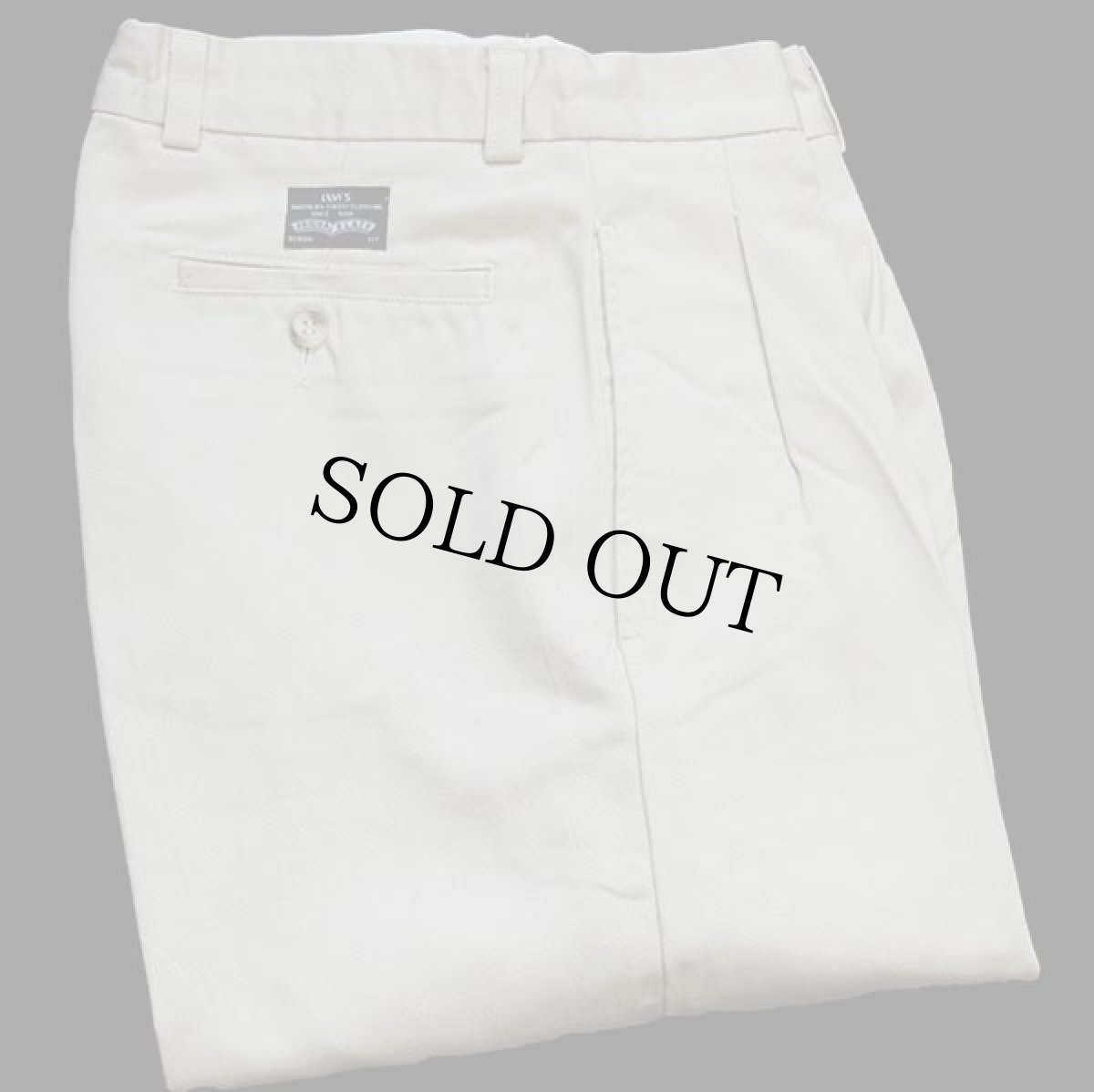 画像1: デッドストック★80s LEVI'Sリーバイス ツータック コットン チノパン ライトベージュ W32 L32★I ユーロ (1)
