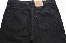 画像5: 90s USA製 Levi'sリーバイス 550 ブラック デニムパンツ w40 L32★157 (5)