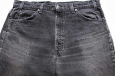 画像4: 90s USA製 Levi'sリーバイス 505 ブラック デニムパンツ w38★58 (4)