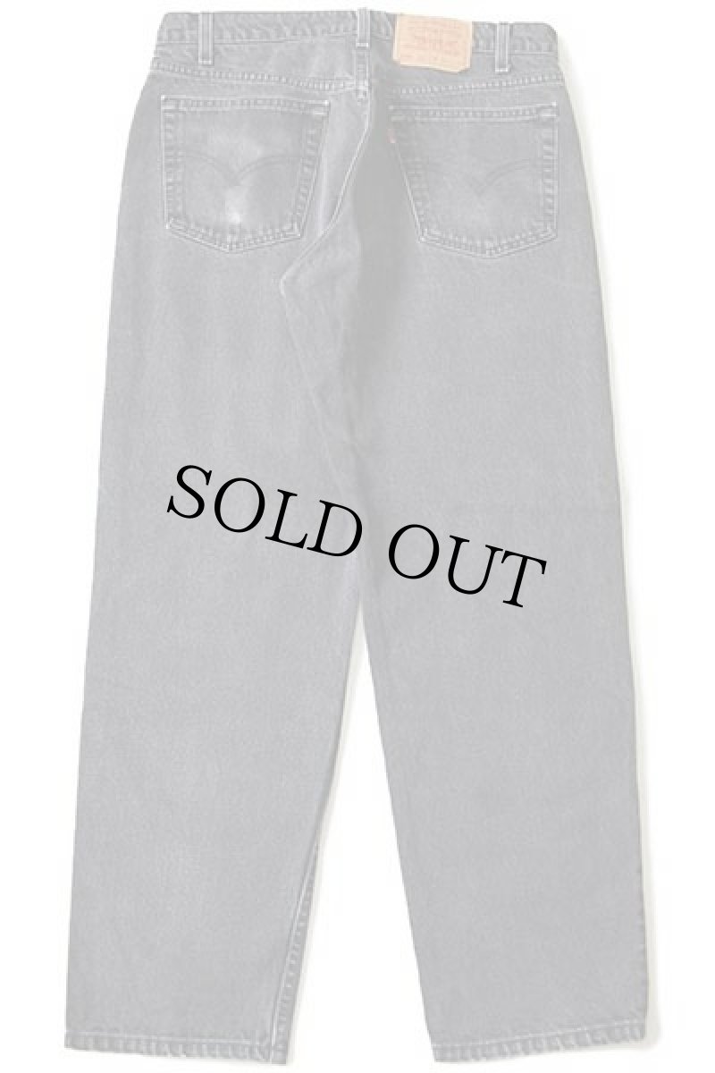 画像3: 90s USA製 Levi'sリーバイス 555 ブラック デニムパンツ w34 L30 (3)