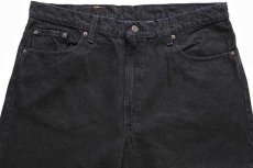 画像4: 90s USA製 Levi'sリーバイス 550 ブラック デニムパンツ w40 L32★157 (4)