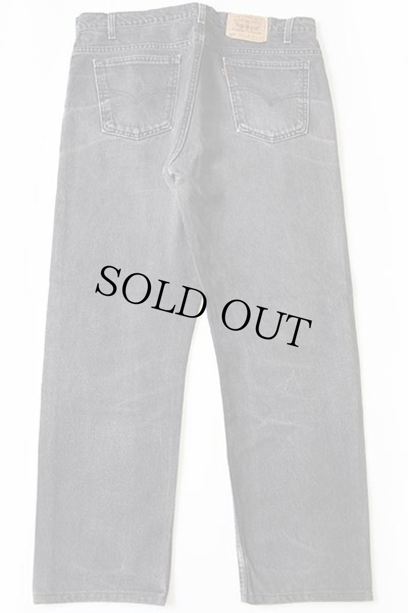 画像3: 90s USA製 Levi'sリーバイス 505 ブラック デニムパンツ w38★58 (3)