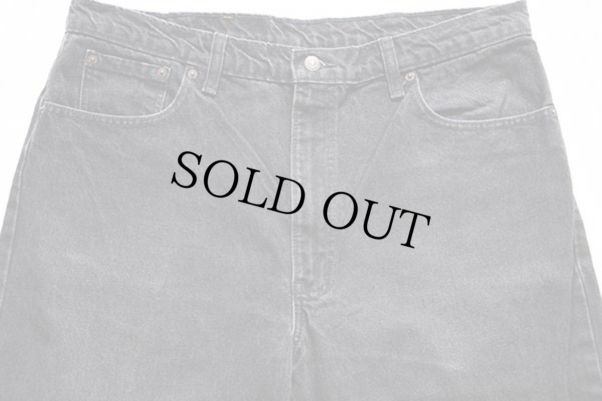 画像4: 90s カナダ製 Levi'sリーバイス 550 ブラック デニムパンツ w40 L32★158 (4)