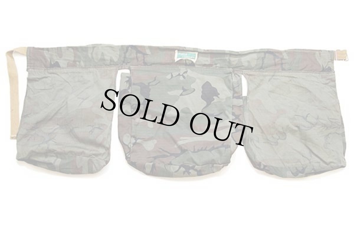 画像3: 70s USA製 FIELD AND FOREST シビリアンリーフカモ ハンティング ウエストポーチ★ツールバッグ (3)