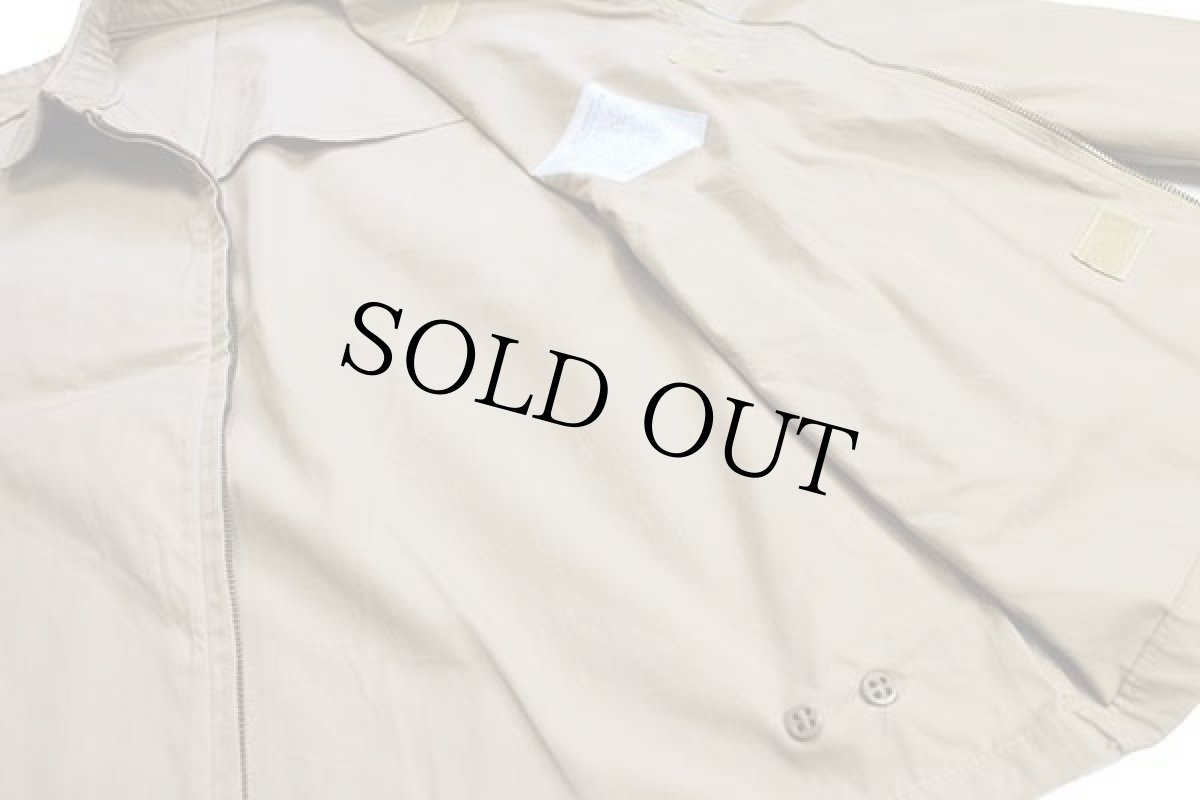 画像5: 80s USA製 米軍 U.S.NAVY Creighton チンスト付き ウインドブレーカー ジャケット タン (5)