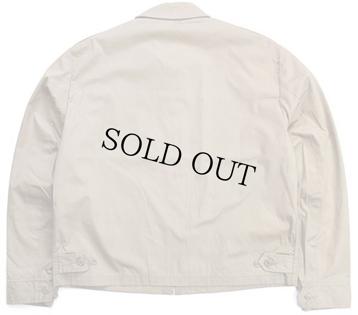 画像2: 80s USA製 米軍 U.S.NAVY Creighton チンスト付き ウインドブレーカー ジャケット タン (2)