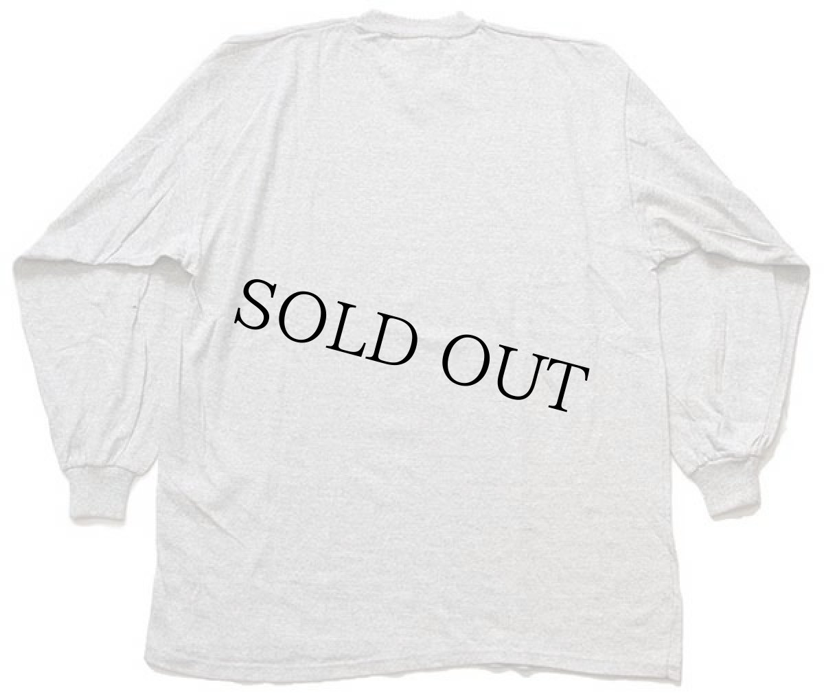 画像3: デッドストック★90s イタリア製 CONVERSEコンバース ALL STARオールスター 長袖Tシャツ 杢グレー XXL★特大 (3)