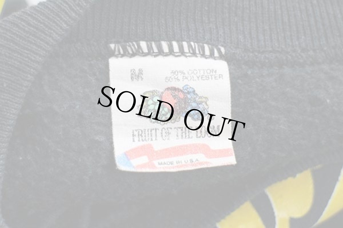 画像4: 80s USA製 NASCAR Miller Genuine Draft Rusty Wallace スウェット 黒 M (4)