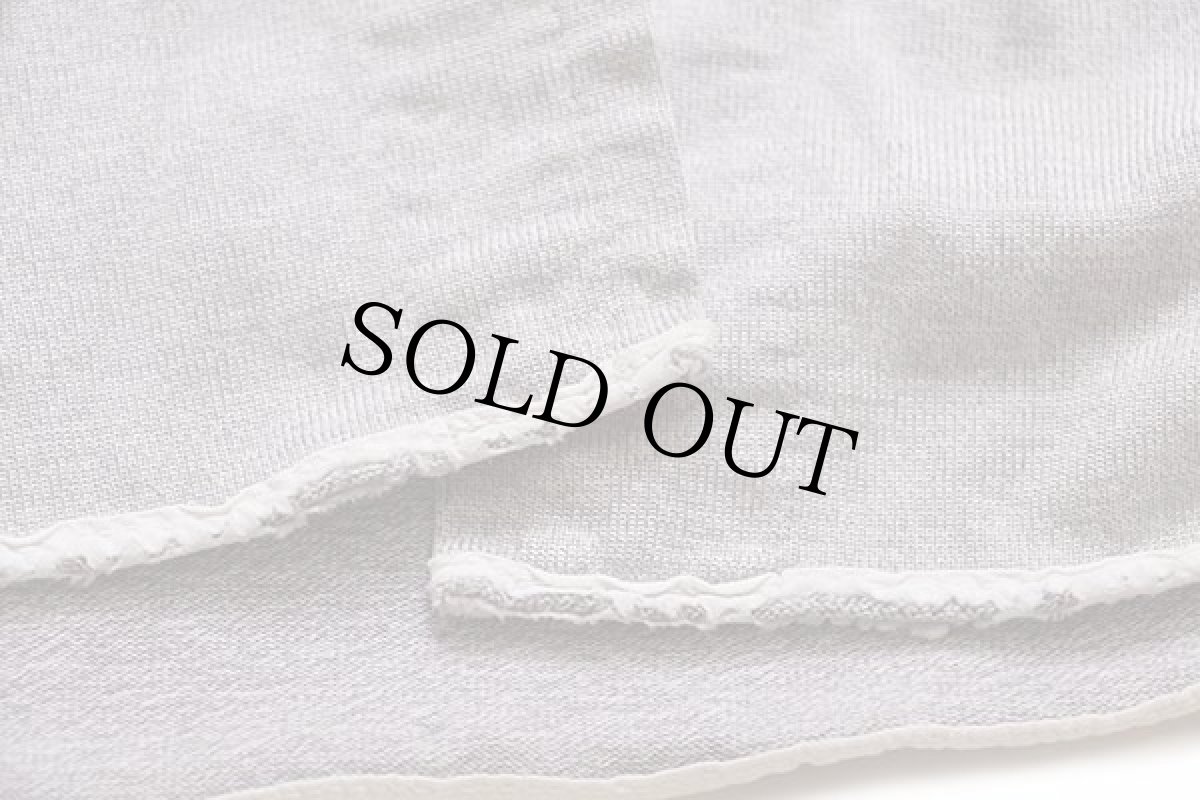 画像8: 60s Spanjian Oberlin 7 ナンバリング ベースボールシャツ 杢グレー×赤 42 (8)