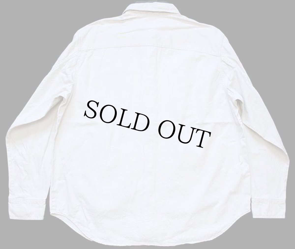 画像2: 00s Levi'sリーバイス カラーデニムシャツ 生成り (2)