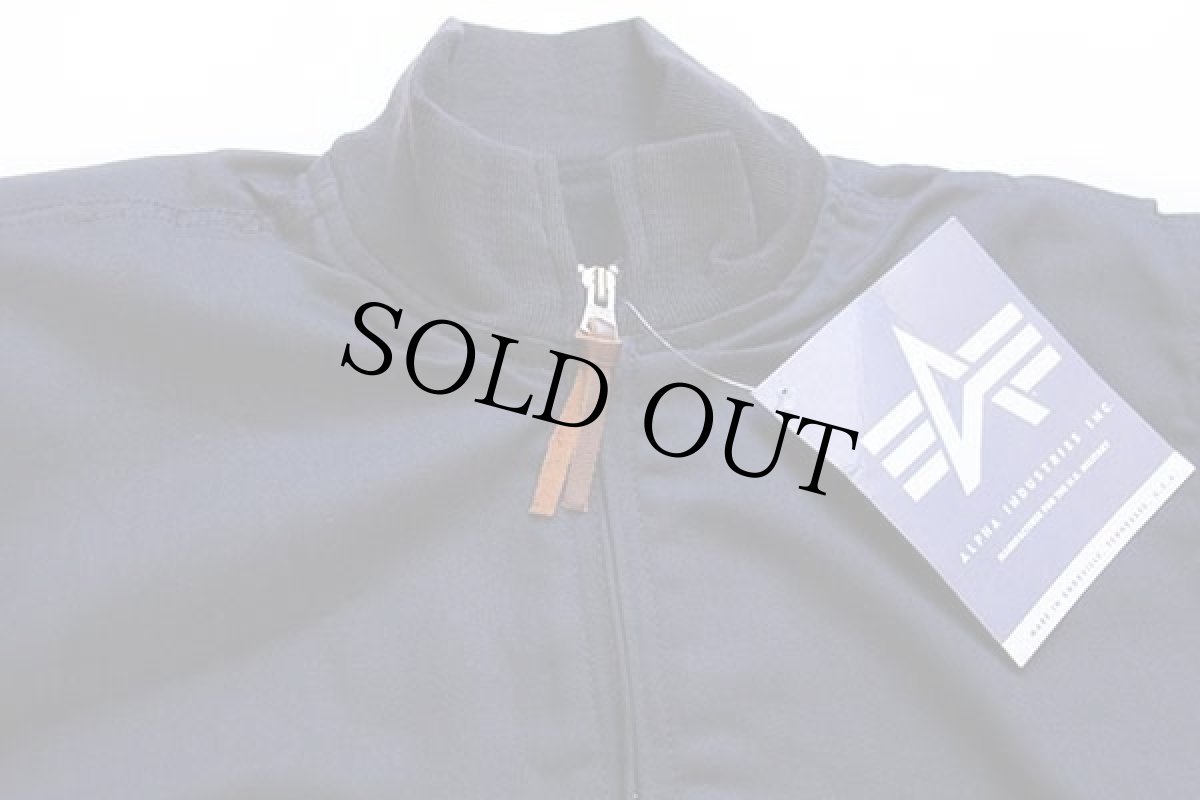 画像3: デッドストック★USA製 ALPHAアルファ タンカースジャケット 紺 38R (3)