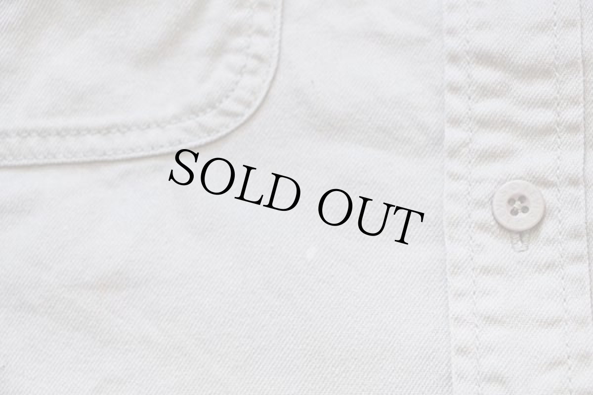 画像5: 90s Levi'sリーバイス カラーデニムシャツ ベージュ M (5)