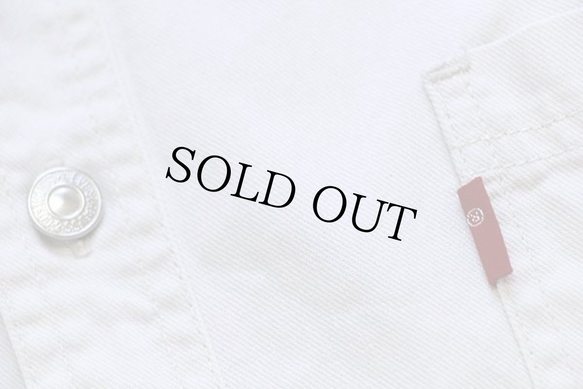 画像5: 00s Levi'sリーバイス カラーデニムシャツ 生成り (5)