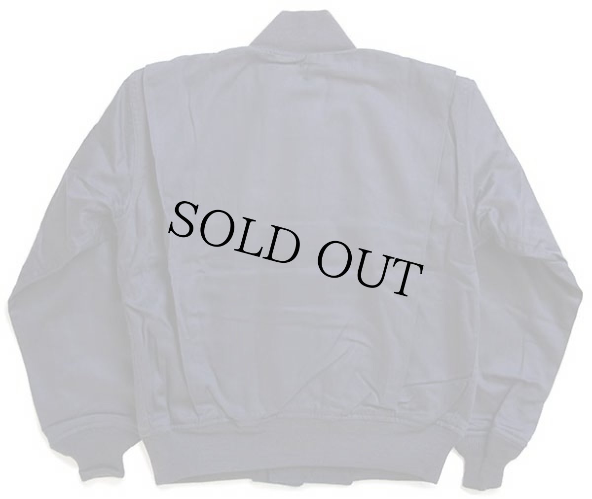 画像2: デッドストック★USA製 ALPHAアルファ タンカースジャケット 紺 38R (2)